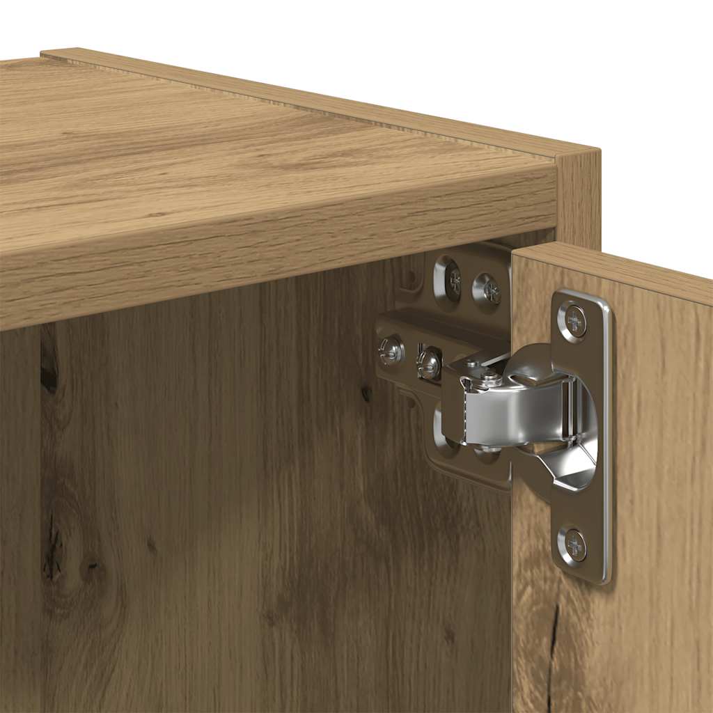 Boekenkast 40x24x102 cm bewerkt hout artisanaal eikenkleurig is nu te koop bij PeponiXL, paradijselijk wonen!