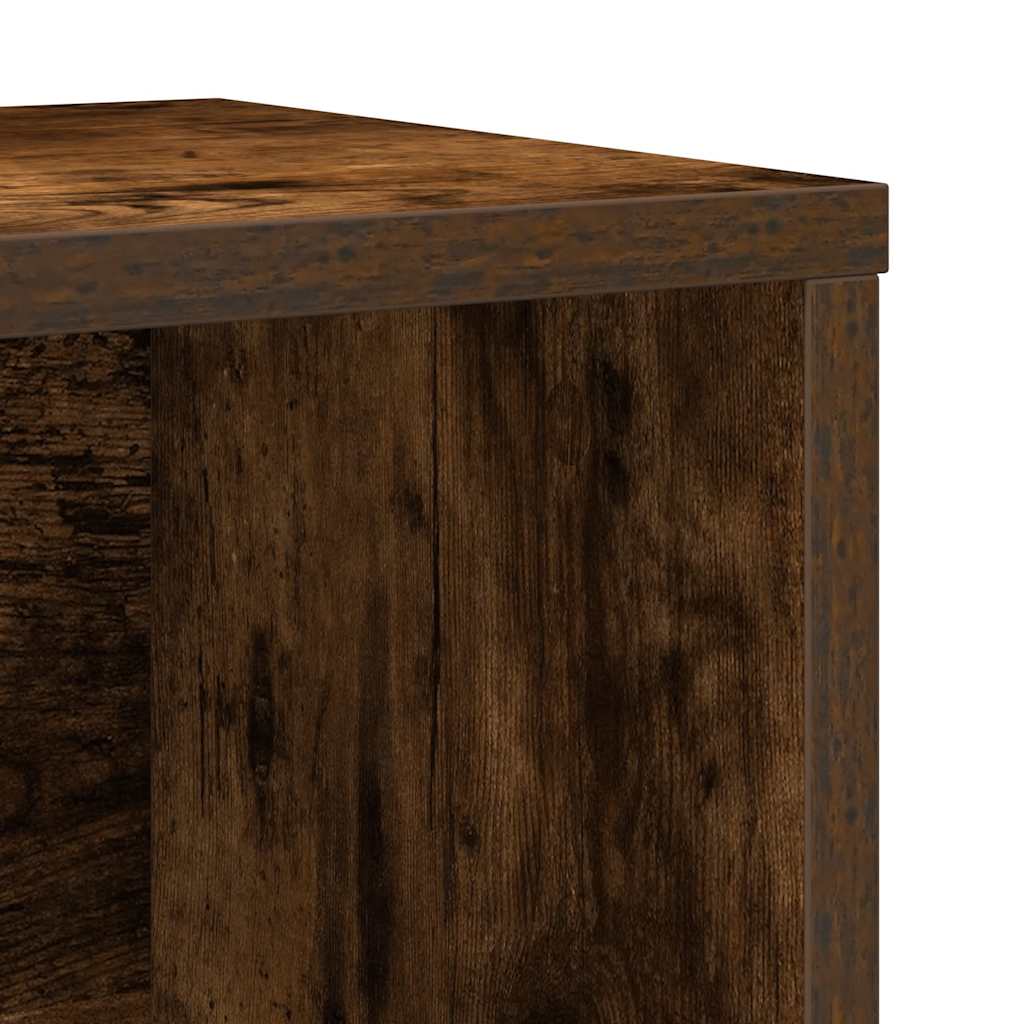 Boekenkast 60x24x76,5 cm bewerkt hout gerookt eikenkleurig is nu te koop bij PeponiXL, paradijselijk wonen!