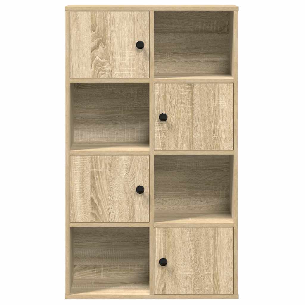 Boekenkast 60x24x101,5 cm bewerkt hout sonoma eikenkleurig is nu te koop bij PeponiXL, paradijselijk wonen!