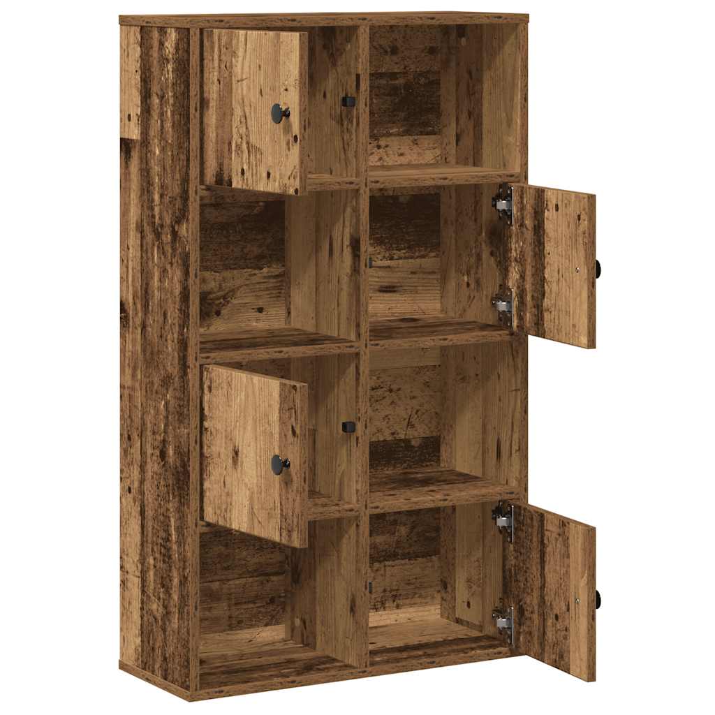 Boekenkast 60x24x101,5 cm bewerkt hout oud houtkleurig is nu te koop bij PeponiXL, paradijselijk wonen!