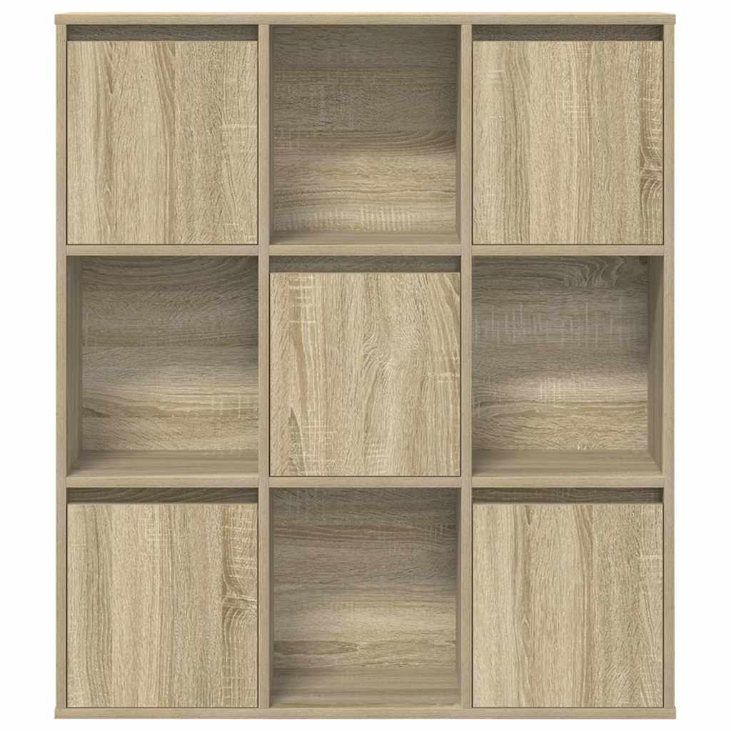 Boekenkast 89x24x101,5 cm bewerkt hout sonoma eikenkleurig is nu te koop bij PeponiXL, paradijselijk wonen!