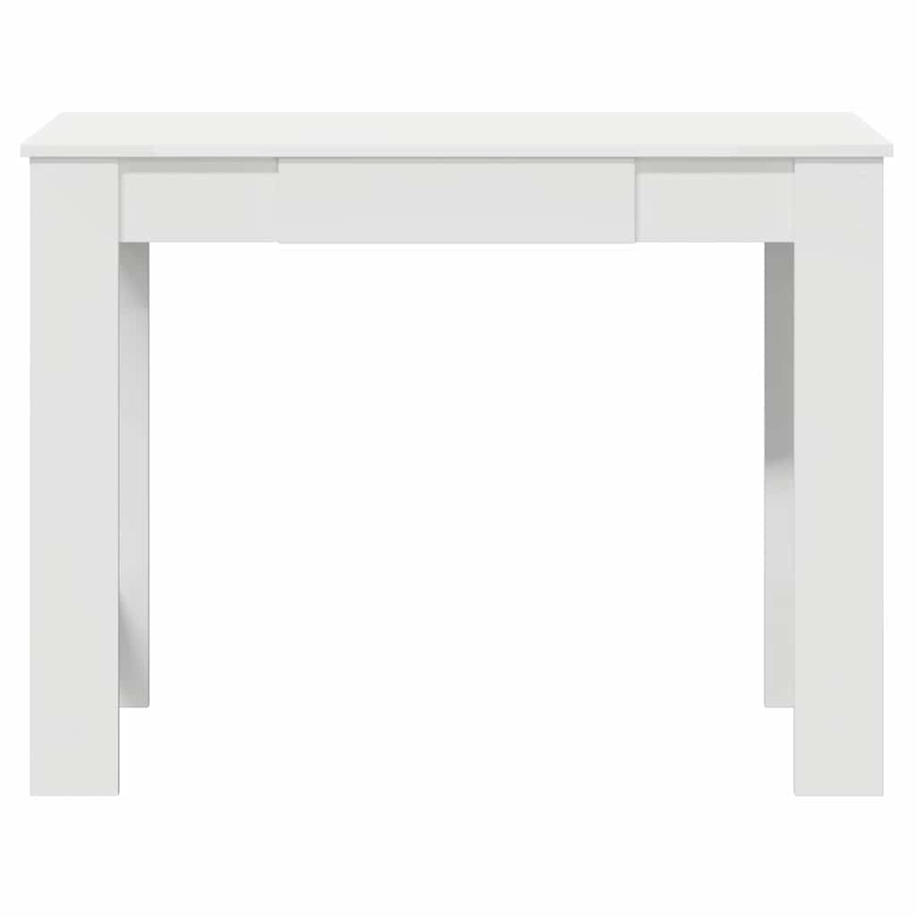 Bureau 100x45x75 cm bewerkt hout wit is nu te koop bij PeponiXL, paradijselijk wonen!