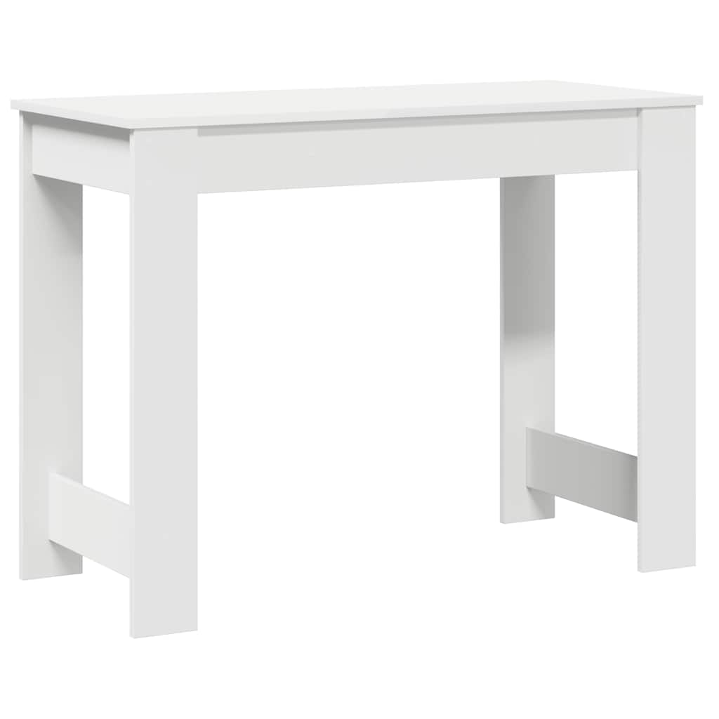 Bureau 100x45x75 cm bewerkt hout wit is nu te koop bij PeponiXL, paradijselijk wonen!