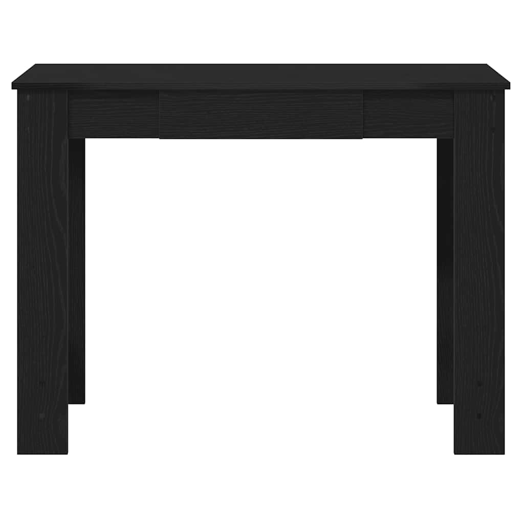 Bureau 100x45x75 cm bewerkt hout zwart is nu te koop bij PeponiXL, paradijselijk wonen!
