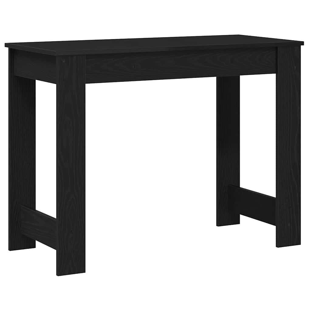 Bureau 100x45x75 cm bewerkt hout zwart is nu te koop bij PeponiXL, paradijselijk wonen!