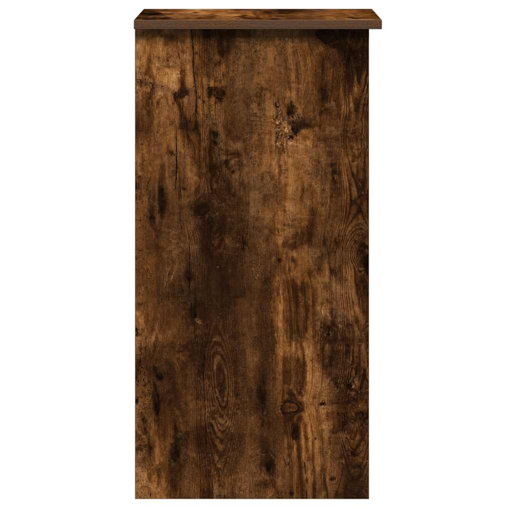 Bureau met schappen 84x40x78 cm bewerkt hout gerookt eiken is nu te koop bij PeponiXL, paradijselijk wonen!