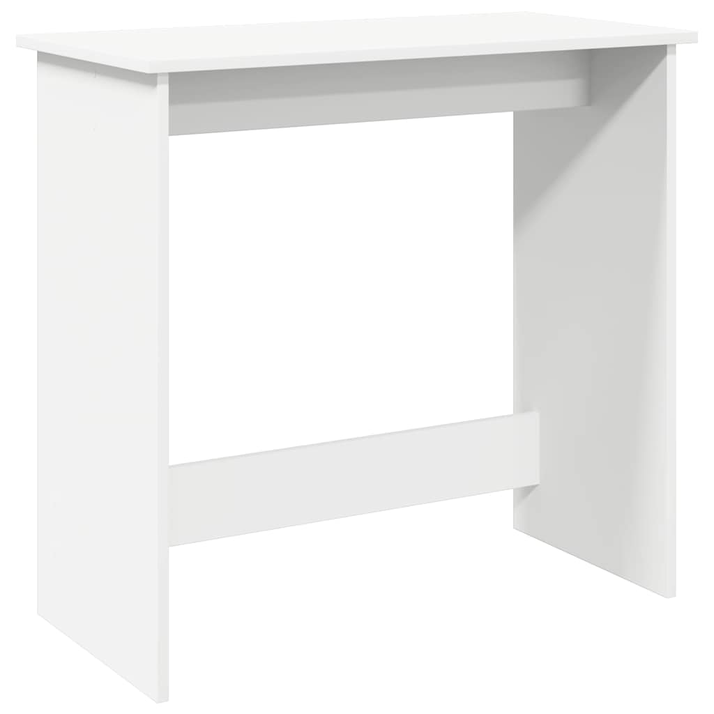 Bureau 80x40x75 cm bewerkt hout wit is nu te koop bij PeponiXL, paradijselijk wonen!