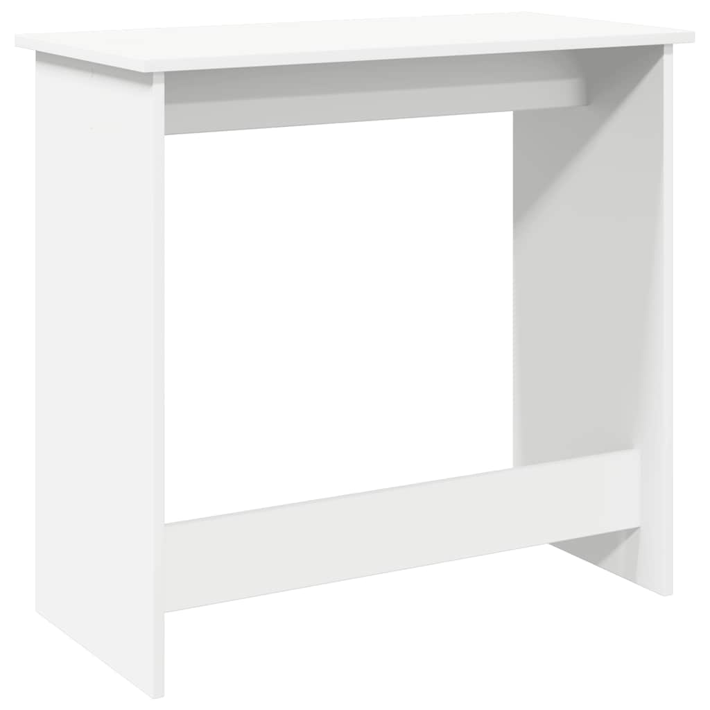 Bureau 80x40x75 cm bewerkt hout wit is nu te koop bij PeponiXL, paradijselijk wonen!