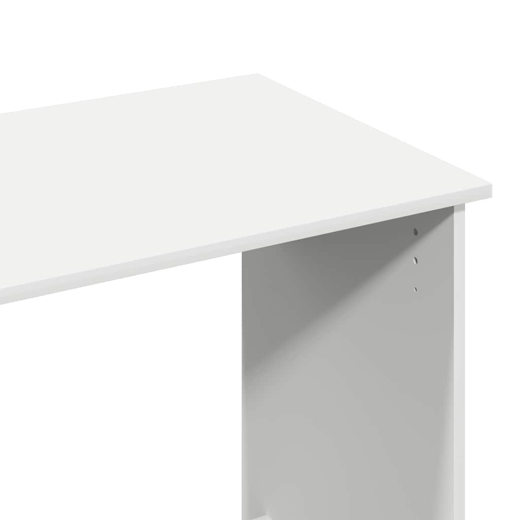 Bureau 80x40x75 cm bewerkt hout wit is nu te koop bij PeponiXL, paradijselijk wonen!