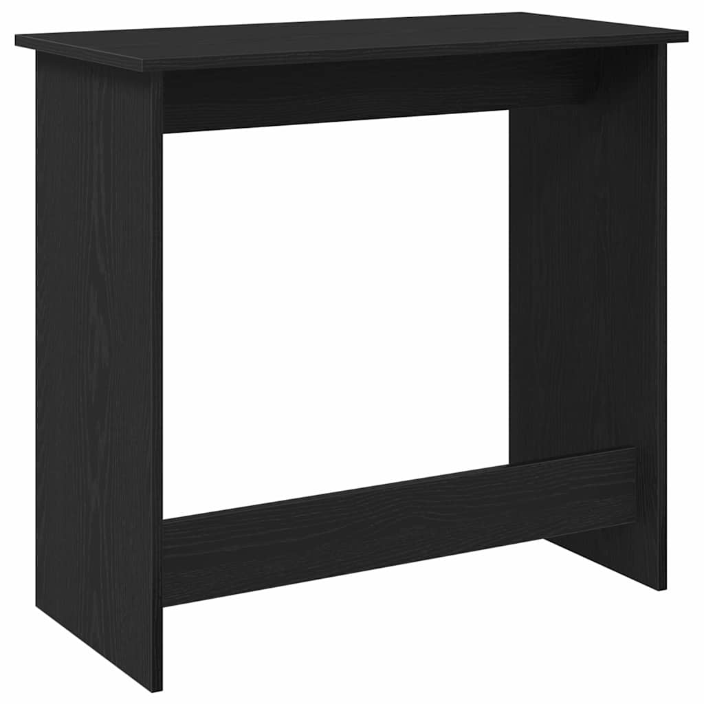 Bureau 80x40x75 cm bewerkt hout zwart is nu te koop bij PeponiXL, paradijselijk wonen!