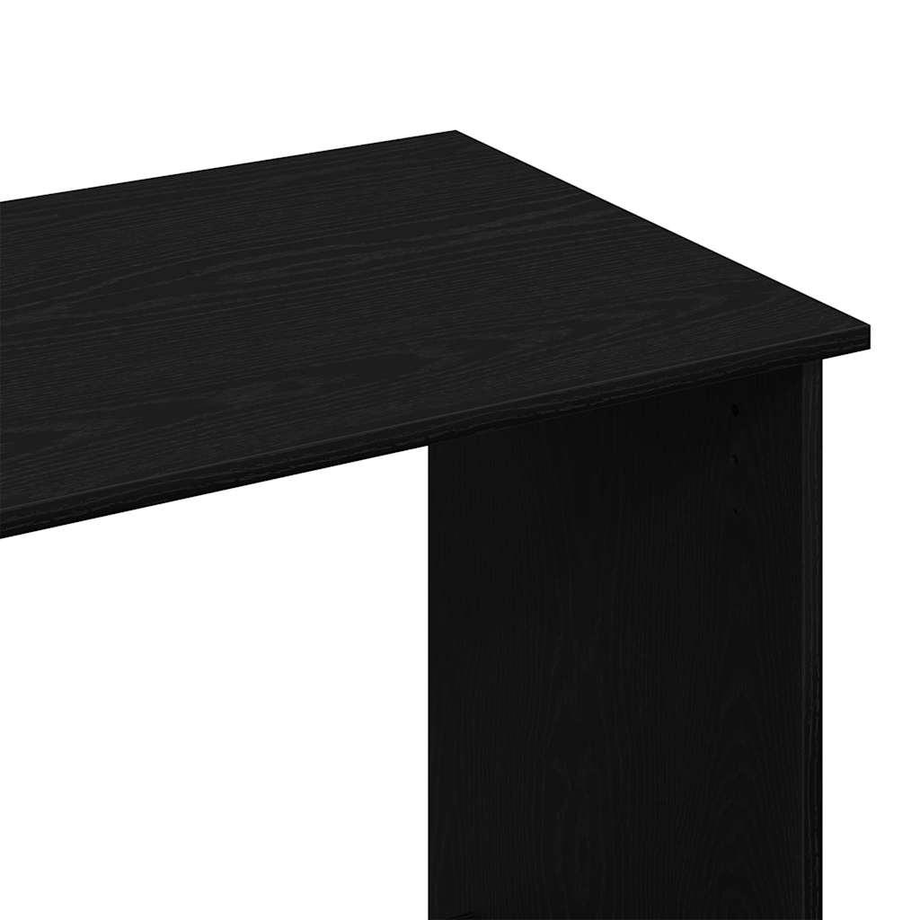 Bureau 80x40x75 cm bewerkt hout zwart is nu te koop bij PeponiXL, paradijselijk wonen!