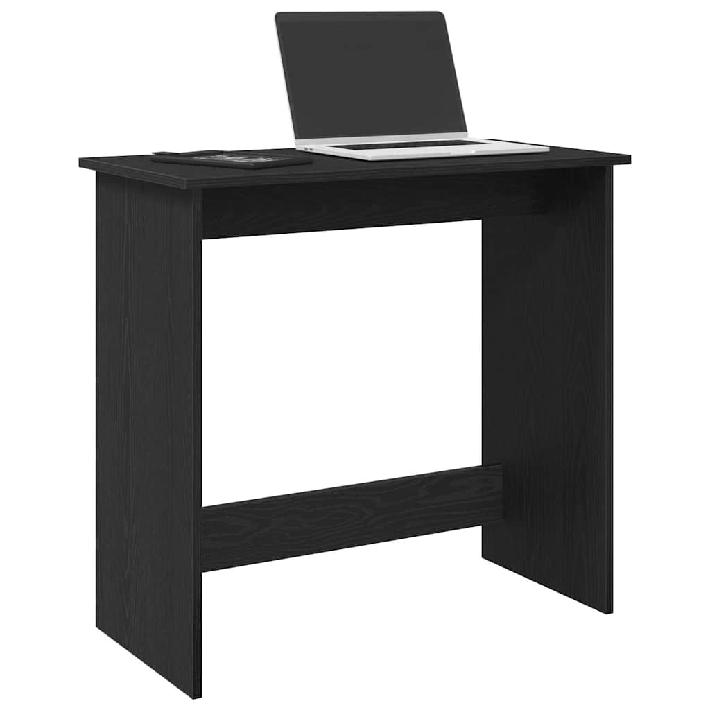 Bureau 80x40x75 cm bewerkt hout zwart is nu te koop bij PeponiXL, paradijselijk wonen!