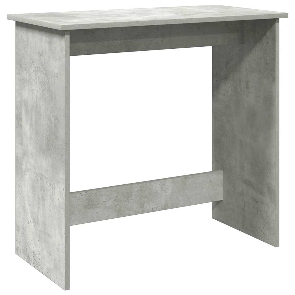 Bureau 80x40x75 cm bewerkt hout betongrijs is nu te koop bij PeponiXL, paradijselijk wonen!