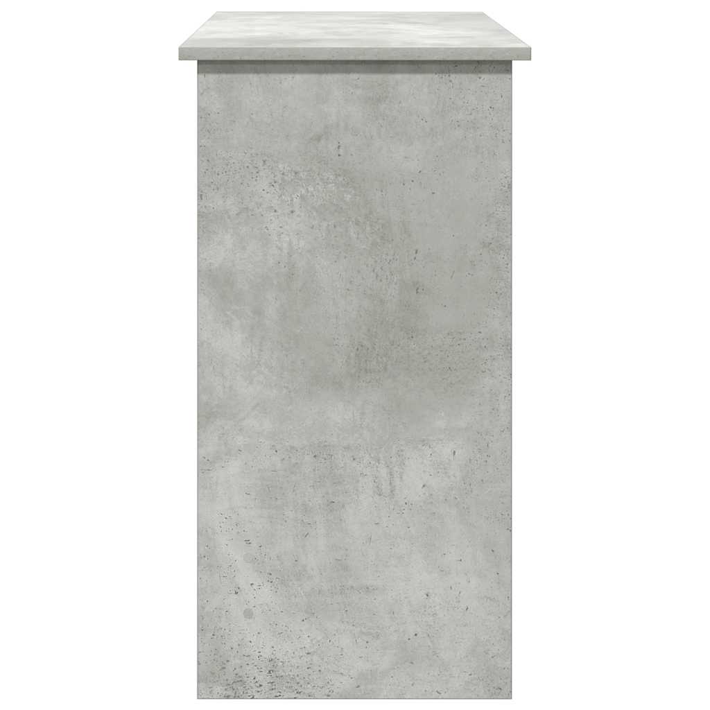 Bureau 80x40x75 cm bewerkt hout betongrijs is nu te koop bij PeponiXL, paradijselijk wonen!