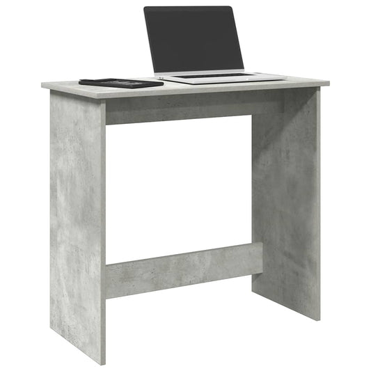 Bureau 80x40x75 cm bewerkt hout betongrijs is nu te koop bij PeponiXL, paradijselijk wonen!