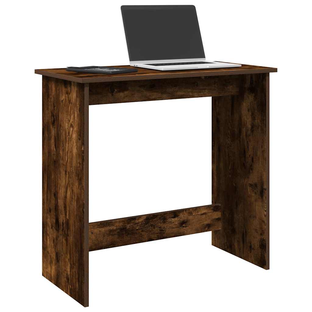 Bureau 80x40x75 cm bewerkt hout gerookt eikenkleurig is nu te koop bij PeponiXL, paradijselijk wonen!