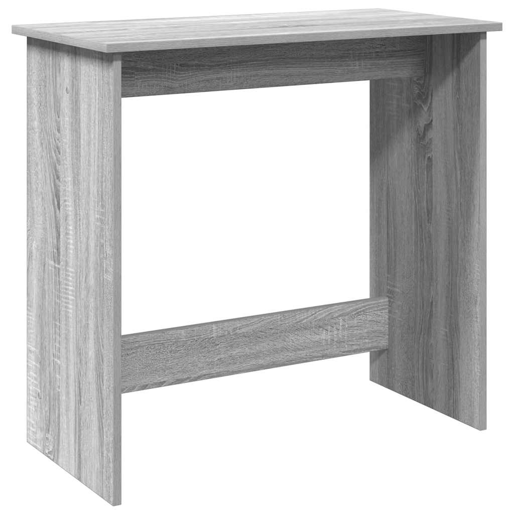 Bureau 80x40x75 cm bewerkt hout grijs sonoma eikenkleurig is nu te koop bij PeponiXL, paradijselijk wonen!