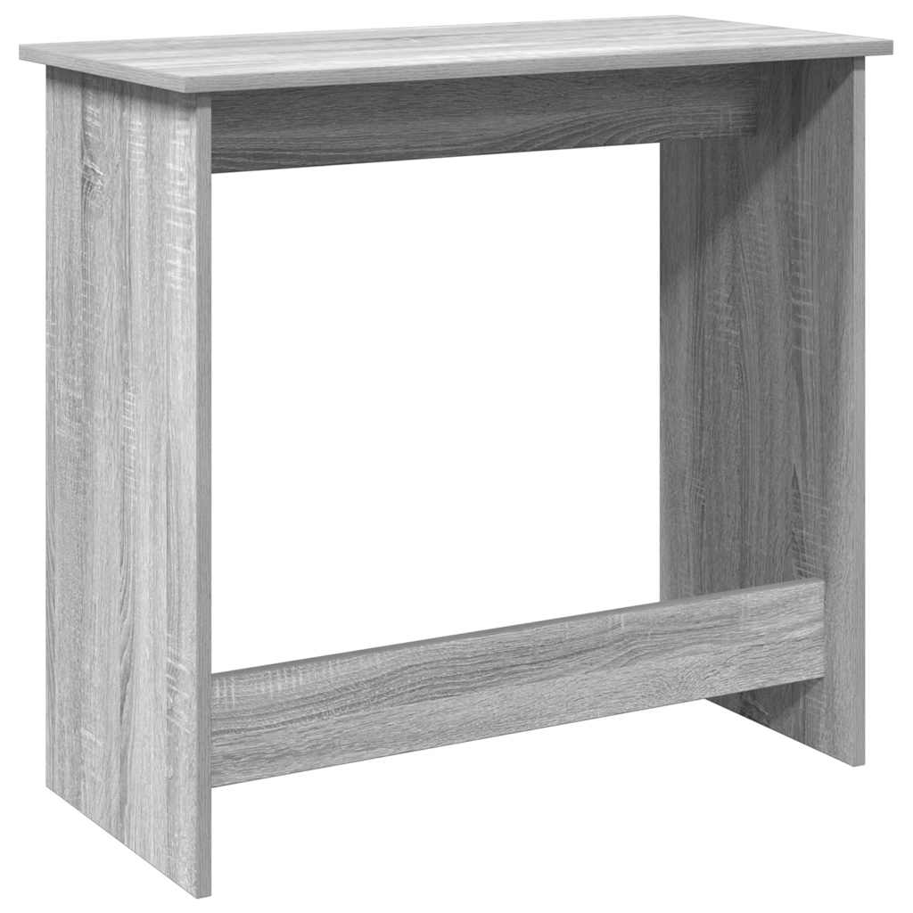 Bureau 80x40x75 cm bewerkt hout grijs sonoma eikenkleurig is nu te koop bij PeponiXL, paradijselijk wonen!