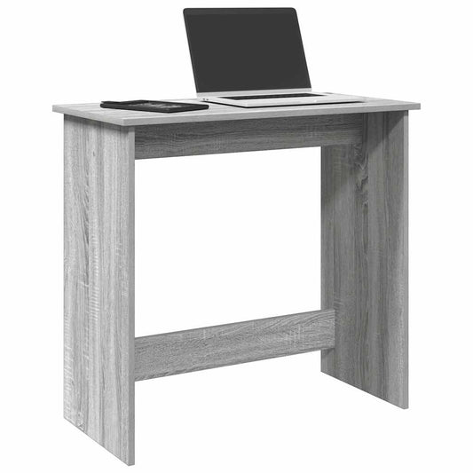 Bureau 80x40x75 cm bewerkt hout grijs sonoma eikenkleurig is nu te koop bij PeponiXL, paradijselijk wonen!
