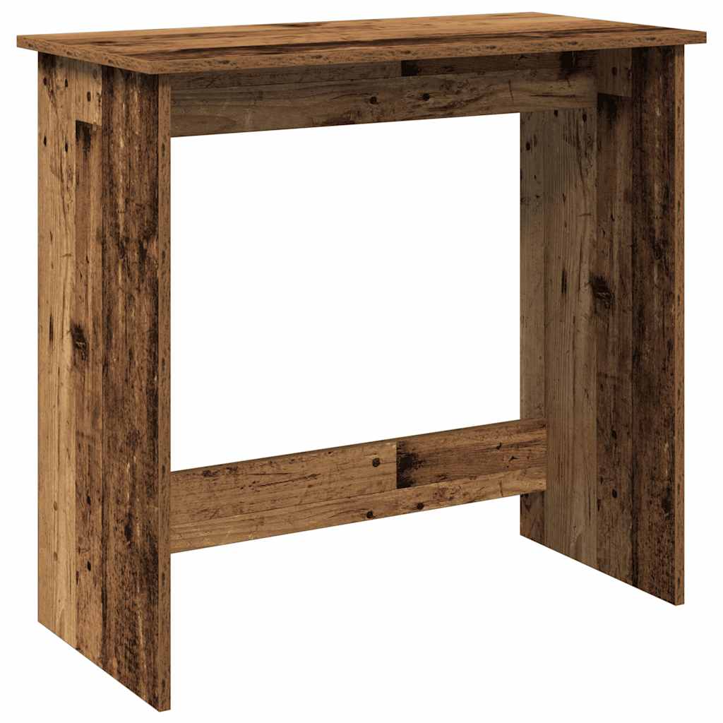 Bureau 80x40x75 cm bewerkt hout oud houtkleurig is nu te koop bij PeponiXL, paradijselijk wonen!