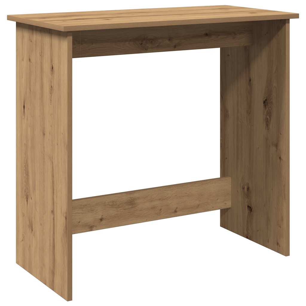 Bureau 80x40x75 cm bewerkt hout artisanaal eikenkleurig is nu te koop bij PeponiXL, paradijselijk wonen!