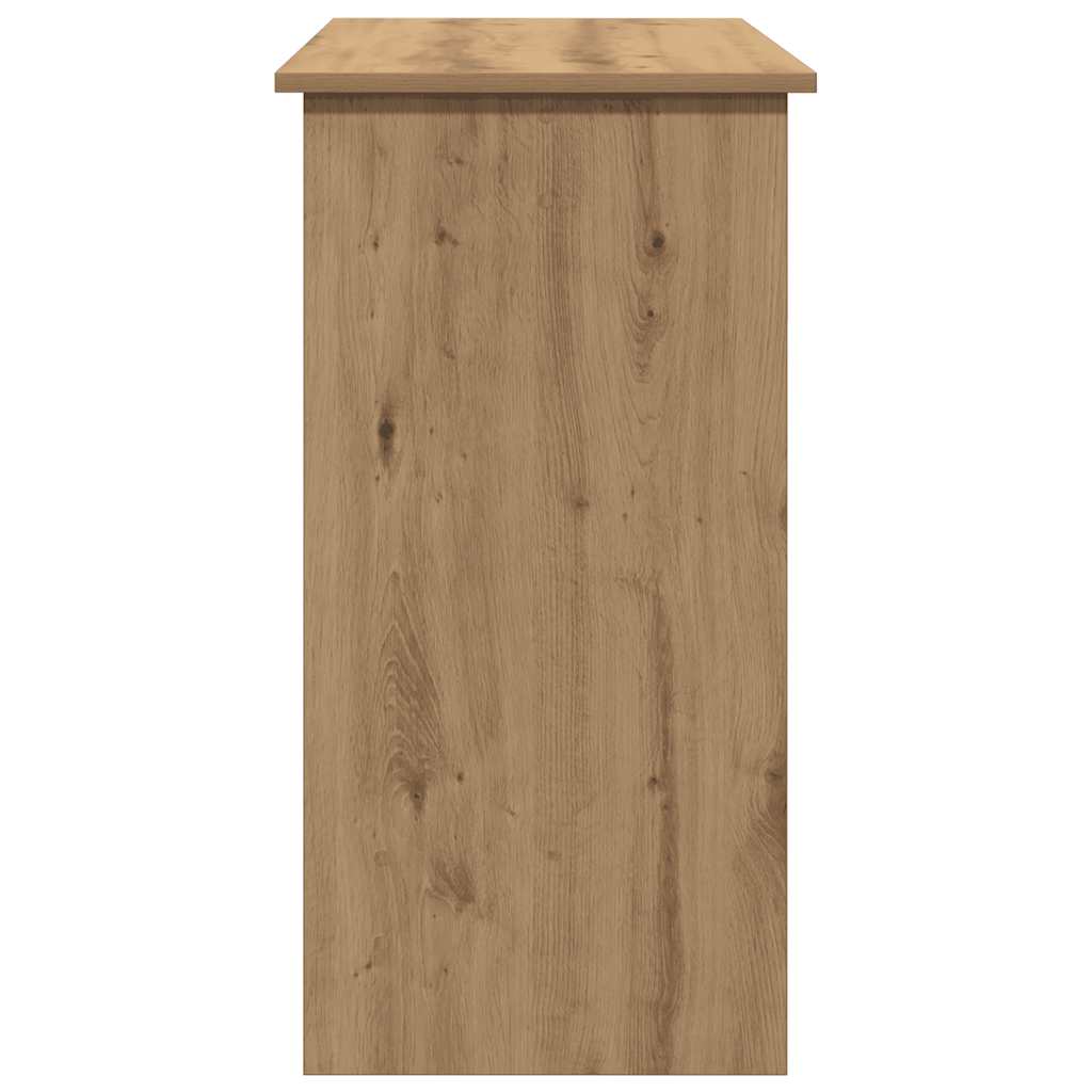 Bureau 80x40x75 cm bewerkt hout artisanaal eikenkleurig is nu te koop bij PeponiXL, paradijselijk wonen!