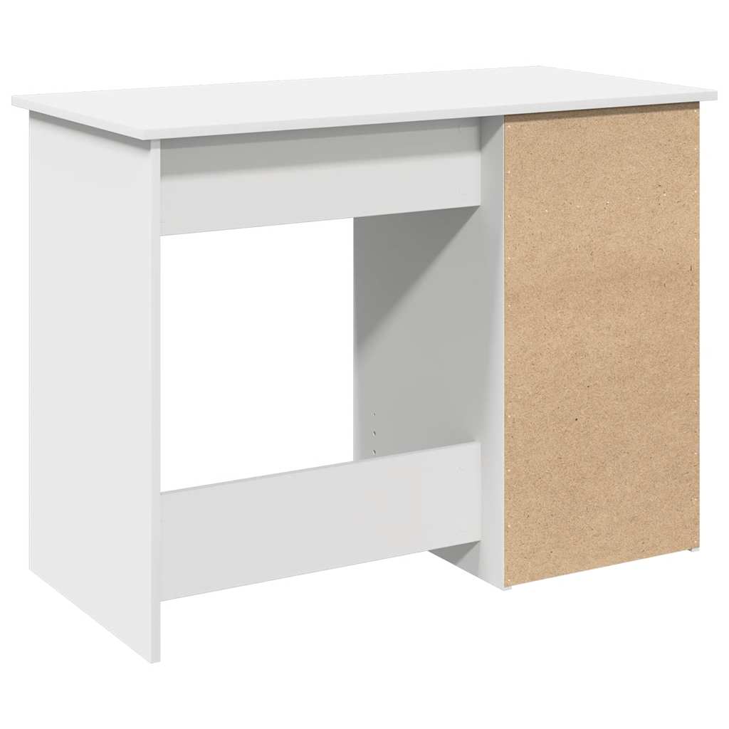 Bureau 102x50x75 cm bewerkt hout wit is nu te koop bij PeponiXL, paradijselijk wonen!