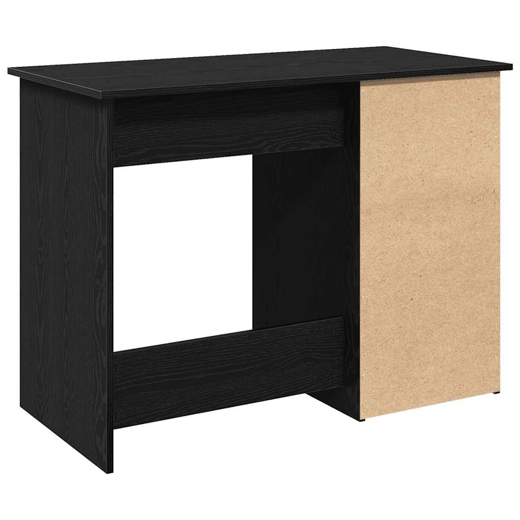 Bureau 102x50x75 cm bewerkt hout zwart is nu te koop bij PeponiXL, paradijselijk wonen!
