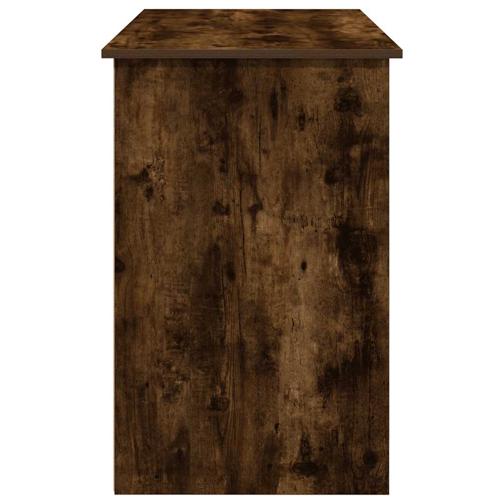 Bureau 102x50x75 cm bewerkt hout gerookt eikenkleurig is nu te koop bij PeponiXL, paradijselijk wonen!