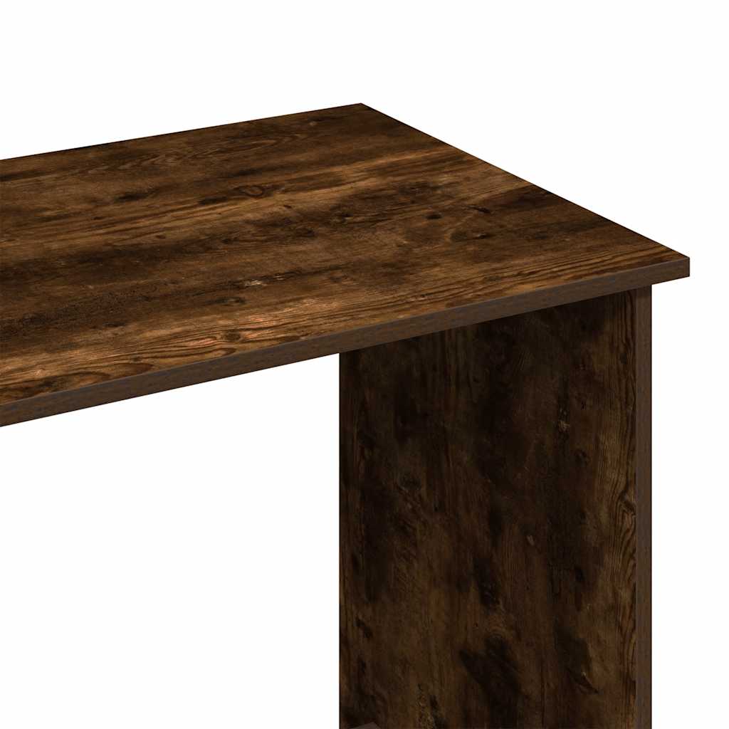 Bureau 102x50x75 cm bewerkt hout gerookt eikenkleurig is nu te koop bij PeponiXL, paradijselijk wonen!