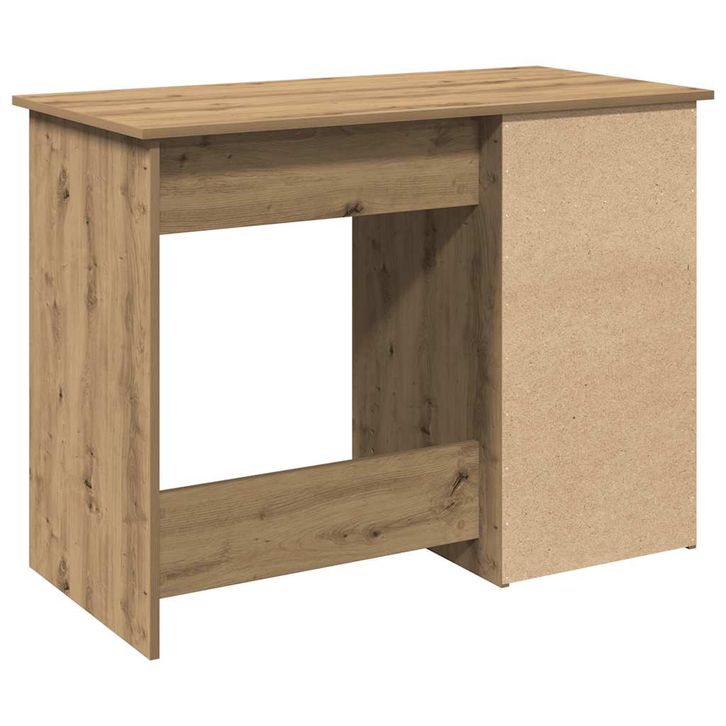 Bureau 102x50x75 cm bewerkt hout artisanaal eikenkleurig is nu te koop bij PeponiXL, paradijselijk wonen!