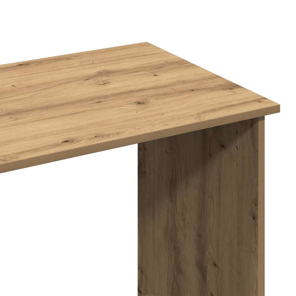 Bureau 102x50x75 cm bewerkt hout artisanaal eikenkleurig is nu te koop bij PeponiXL, paradijselijk wonen!