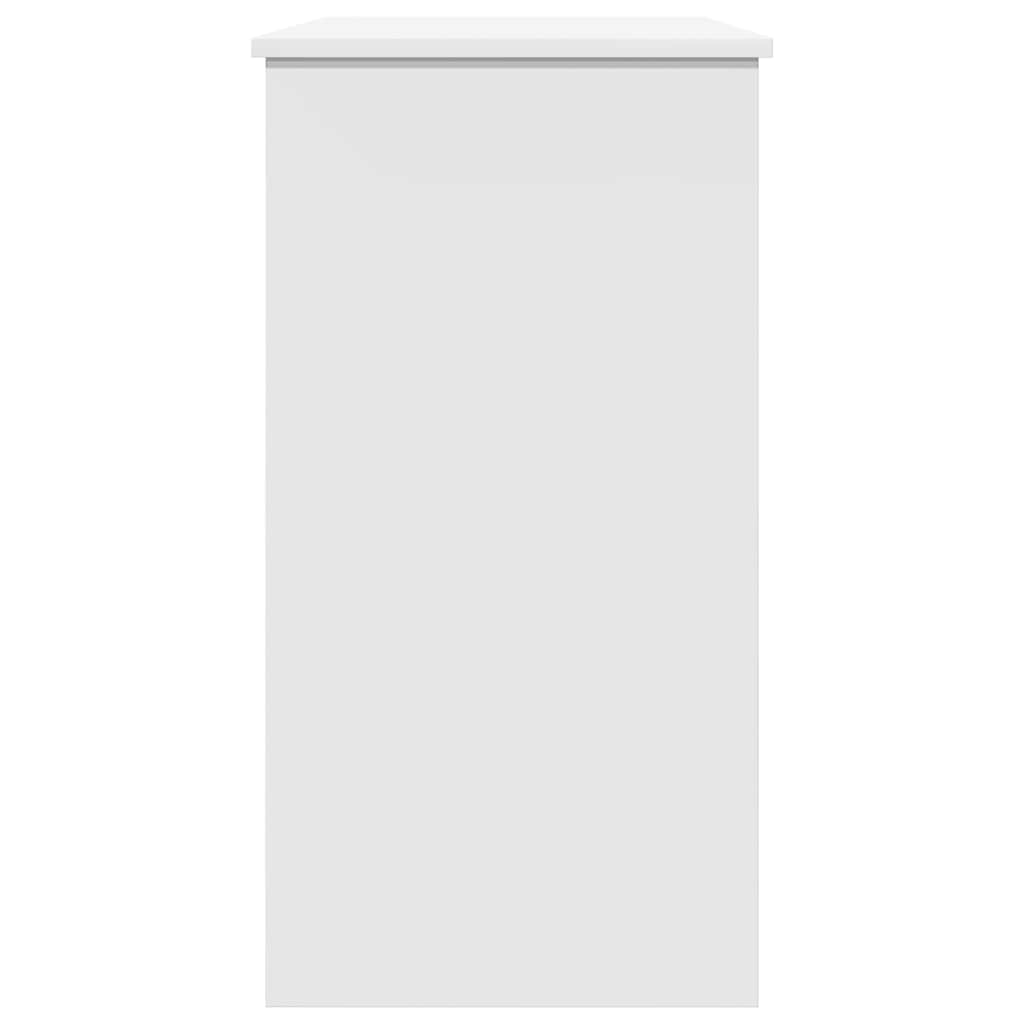 Bureau 80x40x75 cm bewerkt hout wit is nu te koop bij PeponiXL, paradijselijk wonen!