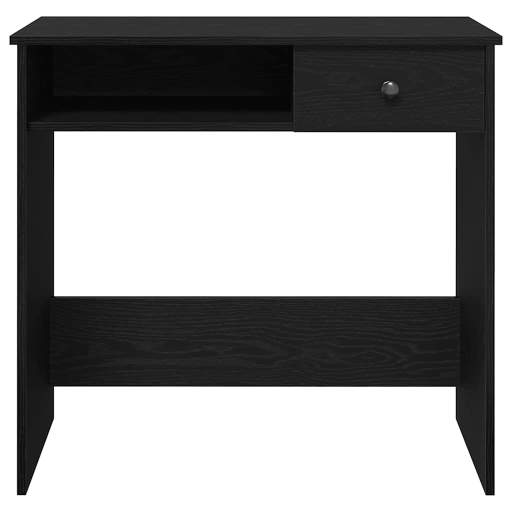 Bureau 80x40x75 cm bewerkt hout zwart is nu te koop bij PeponiXL, paradijselijk wonen!