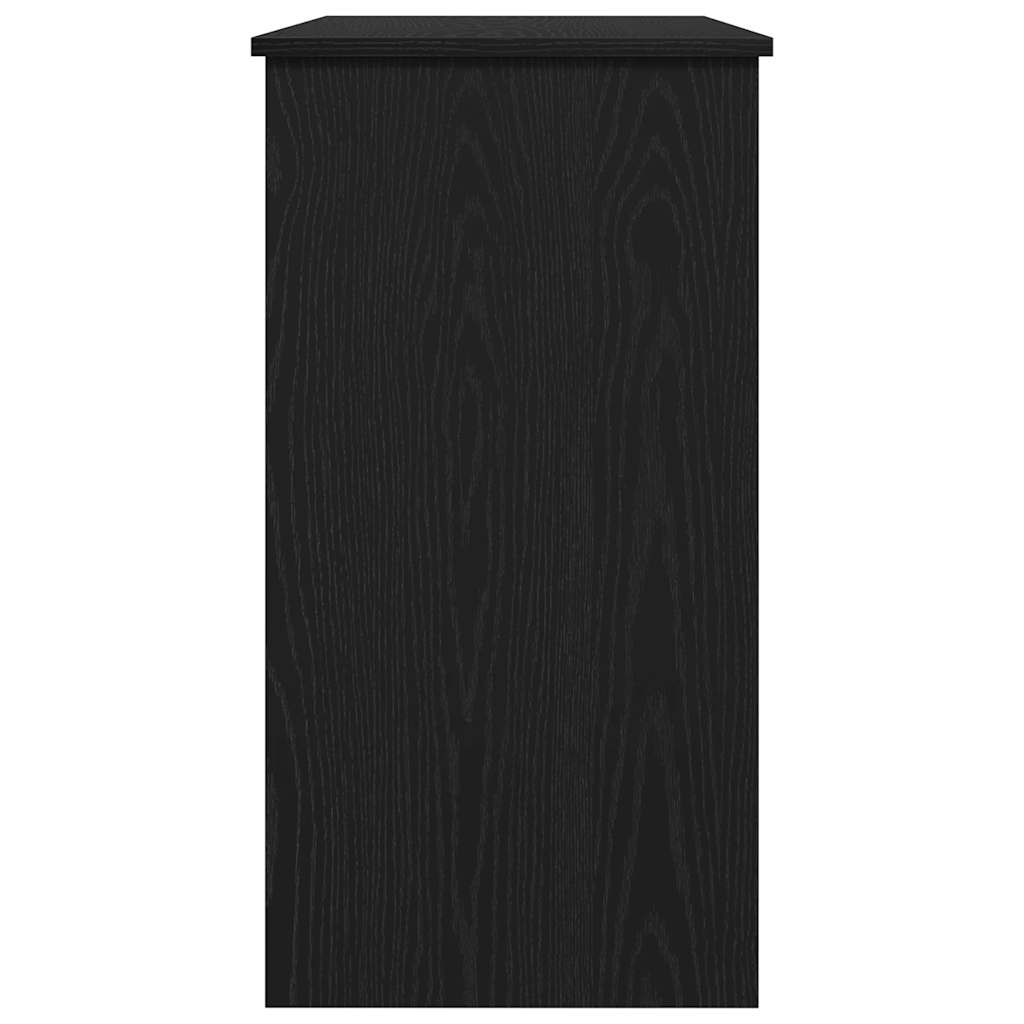 Bureau 80x40x75 cm bewerkt hout zwart is nu te koop bij PeponiXL, paradijselijk wonen!