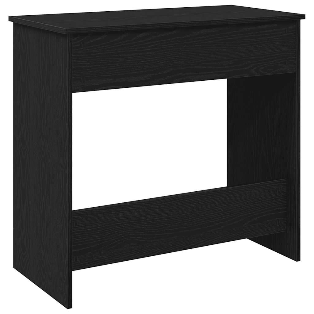 Bureau 80x40x75 cm bewerkt hout zwart is nu te koop bij PeponiXL, paradijselijk wonen!