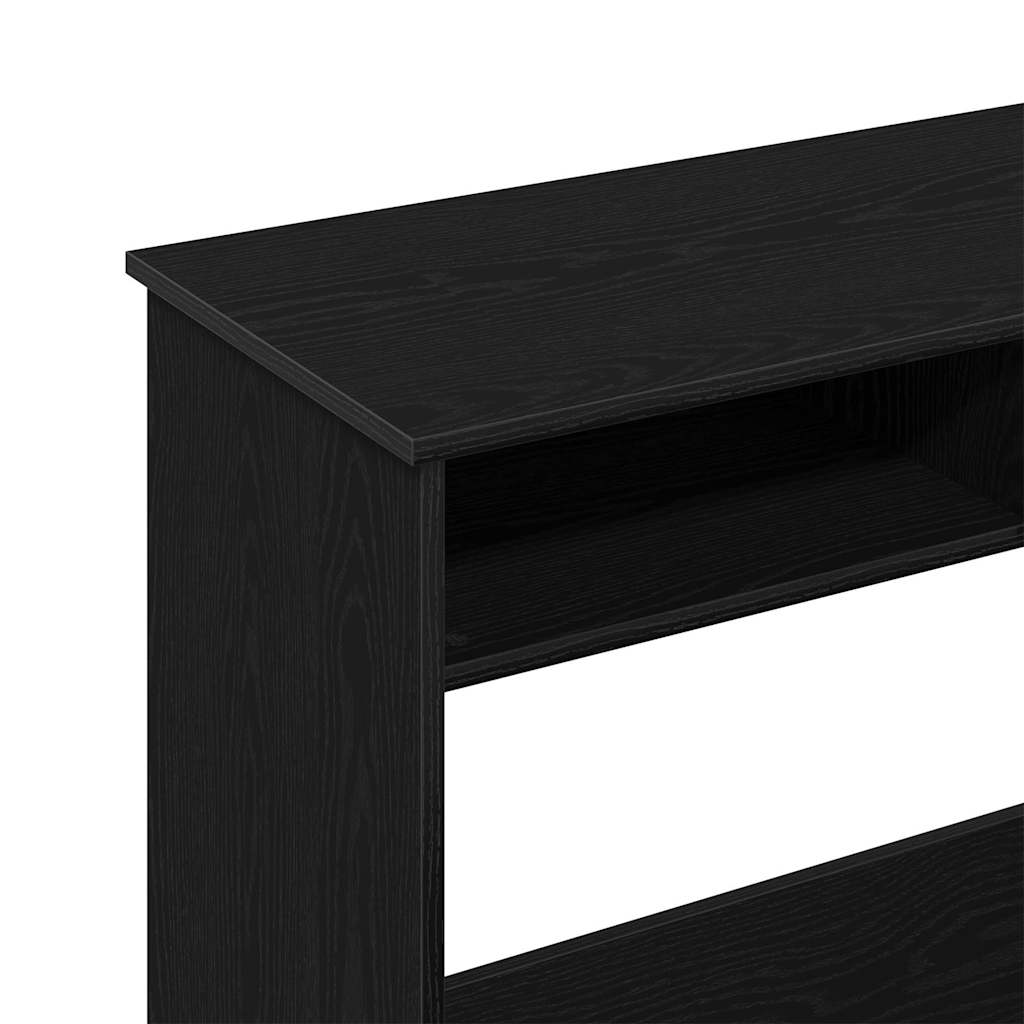 Bureau 80x40x75 cm bewerkt hout zwart is nu te koop bij PeponiXL, paradijselijk wonen!