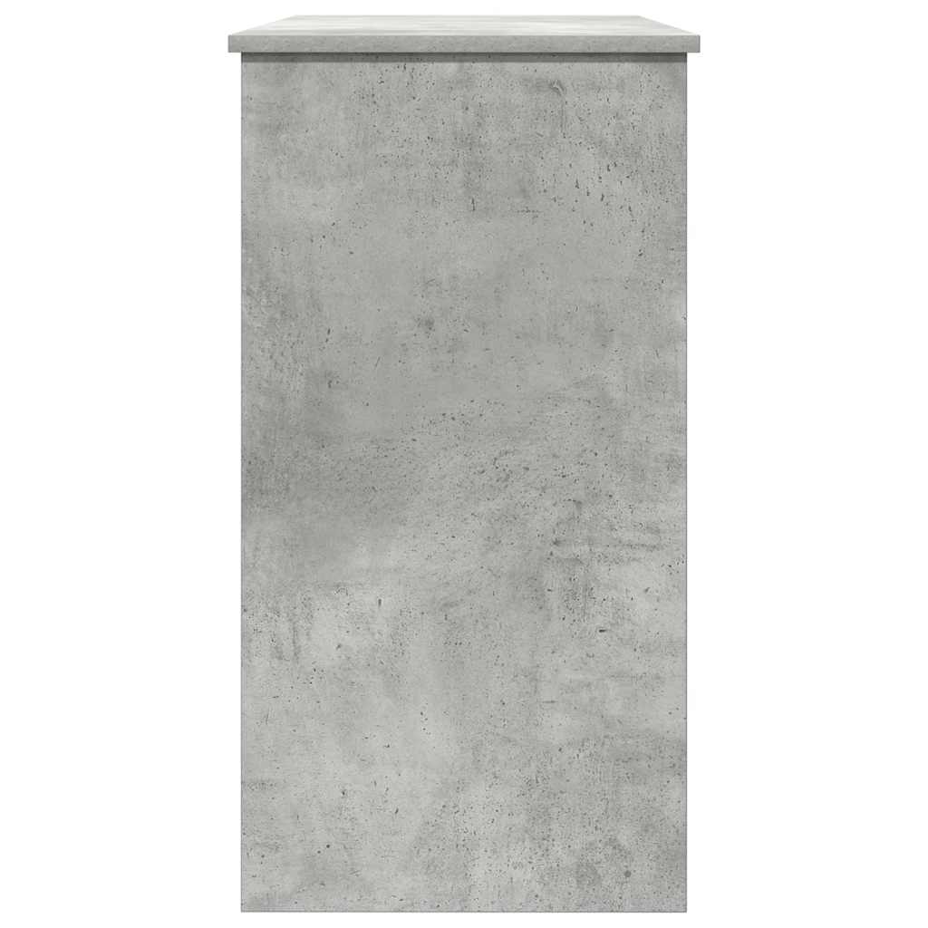 Bureau 80x40x75 cm bewerkt hout betongrijs is nu te koop bij PeponiXL, paradijselijk wonen!