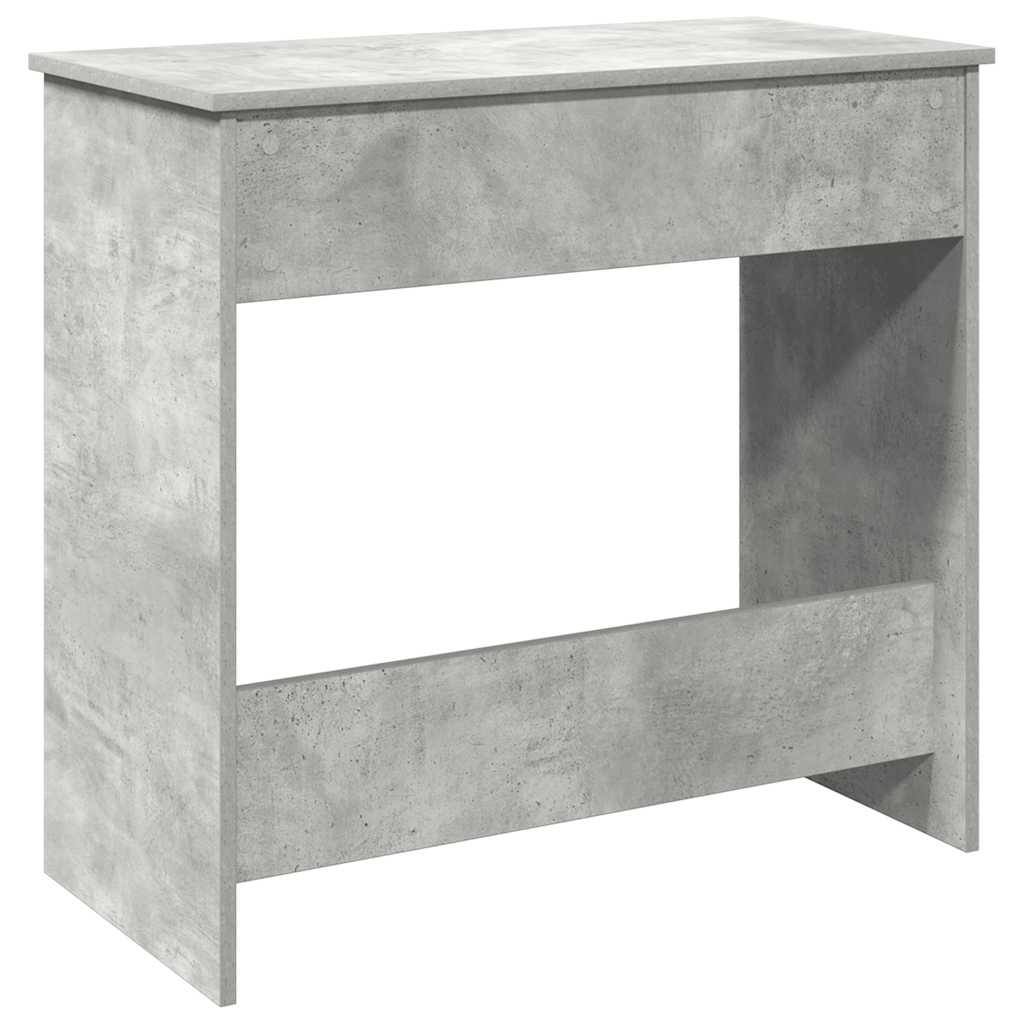 Bureau 80x40x75 cm bewerkt hout betongrijs is nu te koop bij PeponiXL, paradijselijk wonen!