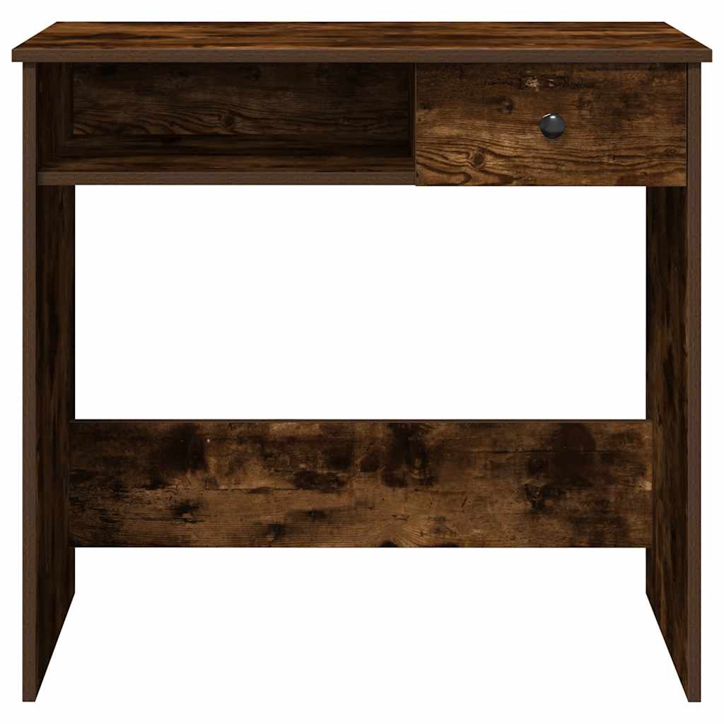 Bureau 80x40x75 cm bewerkt hout gerookt eikenkleurig is nu te koop bij PeponiXL, paradijselijk wonen!
