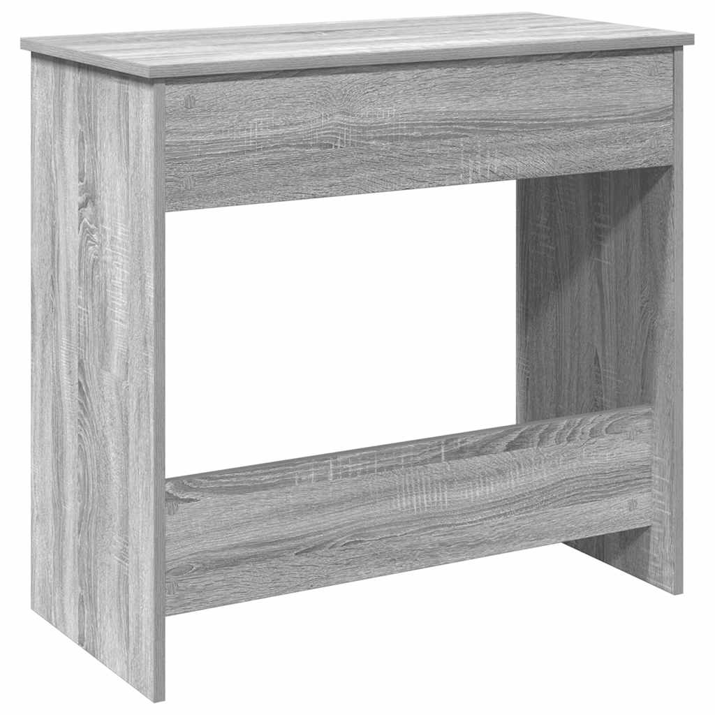 Bureau 80x40x75 cm bewerkt hout grijs sonoma eikenkleurig is nu te koop bij PeponiXL, paradijselijk wonen!