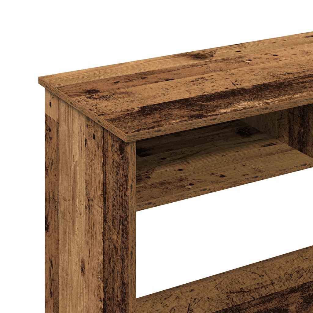 Bureau 80x40x75 cm bewerkt hout oud houtkleurig is nu te koop bij PeponiXL, paradijselijk wonen!