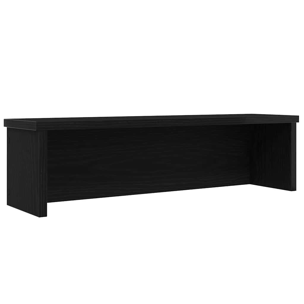 Keukenrek stapelbaar 50x15x16 cm bewerkt hout zwart is nu te koop bij PeponiXL, paradijselijk wonen!