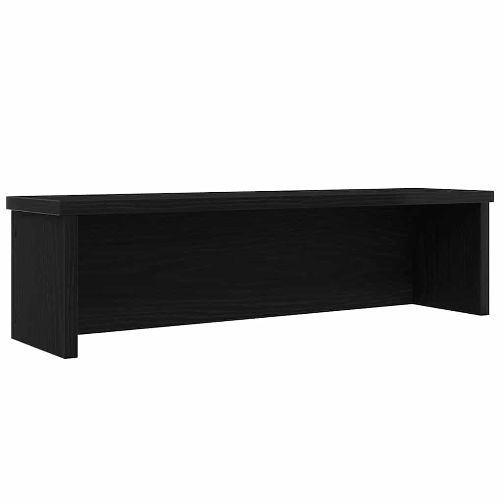Keukenrek stapelbaar 60x15x16 cm bewerkt hout zwart is nu te koop bij PeponiXL, paradijselijk wonen!