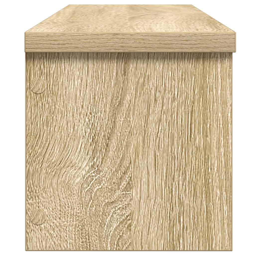 Keukenrek stapelbaar 60x15x16 cm bewerkt hout sonoma eikenkleur is nu te koop bij PeponiXL, paradijselijk wonen!