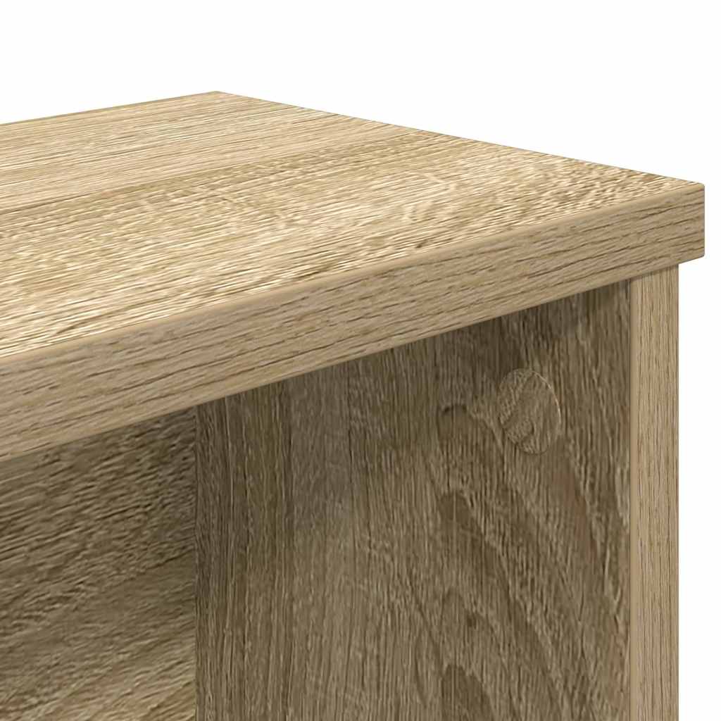 Keukenrekken stapelbaar 2 st 60x15x16 cm sonoma eikenkleurig is nu te koop bij PeponiXL, paradijselijk wonen!