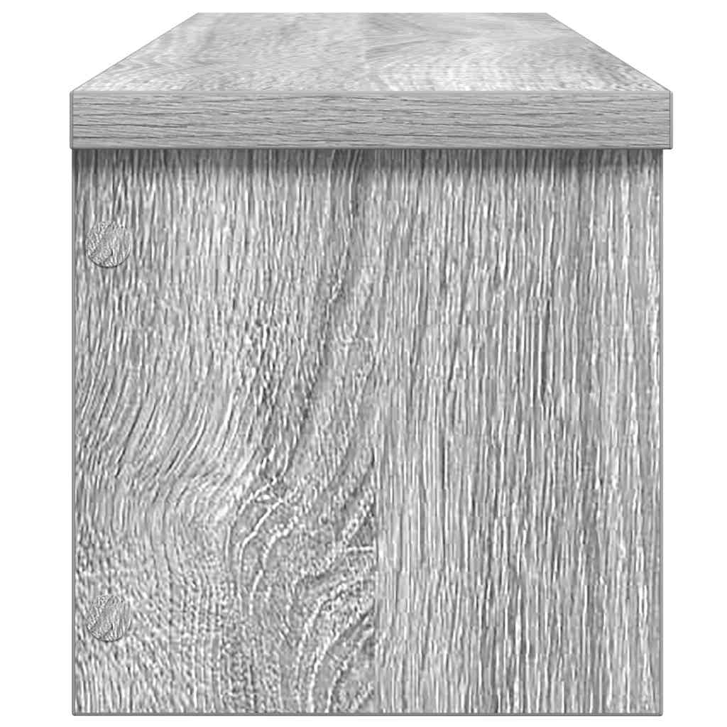 Keukenrek stapelbaar 60x15x16cm bewerkt hout grijs sonoma eiken is nu te koop bij PeponiXL, paradijselijk wonen!