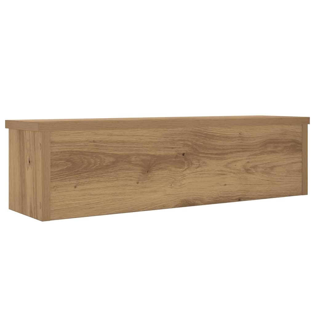 Keukenrek stapelbaar 60x15x16 cm bewerkt hout artisanaal eiken is nu te koop bij PeponiXL, paradijselijk wonen!