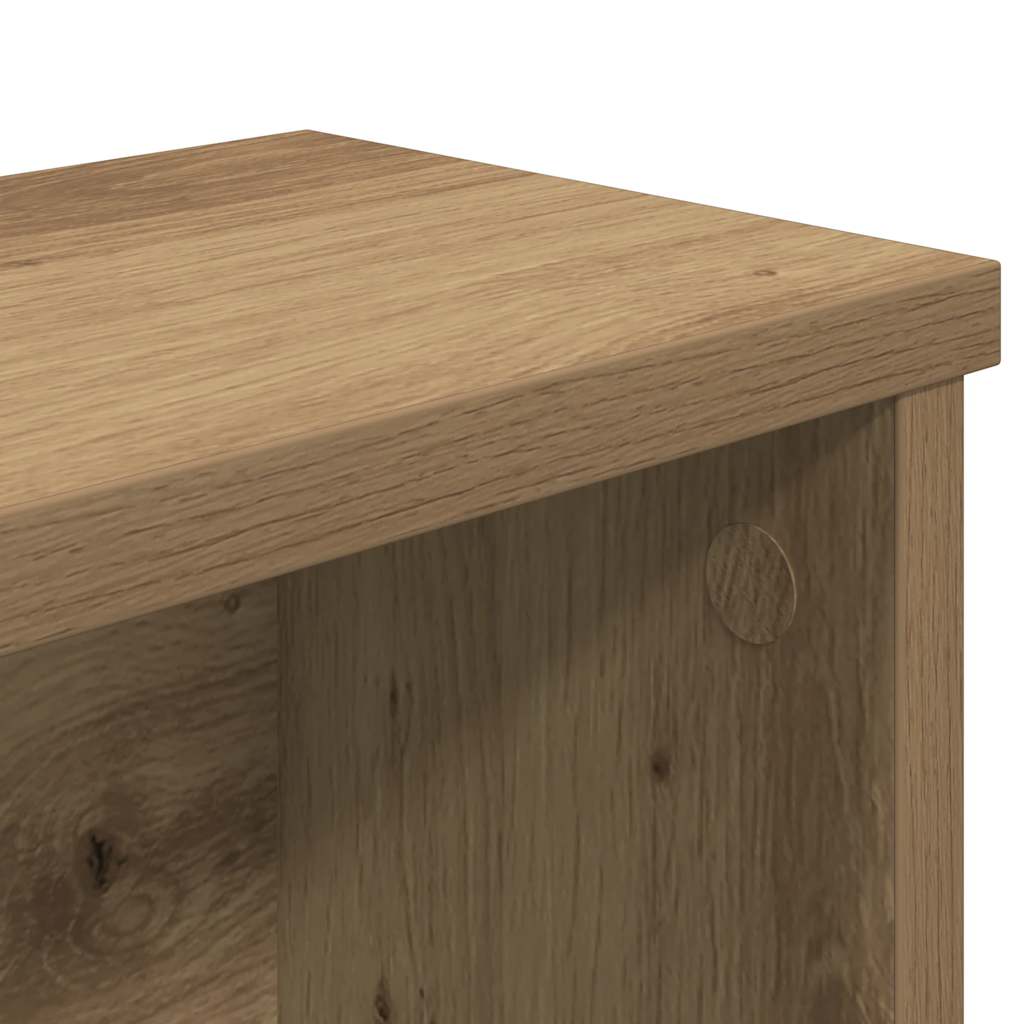 Keukenrek stapelbaar 60x15x16 cm bewerkt hout artisanaal eiken is nu te koop bij PeponiXL, paradijselijk wonen!
