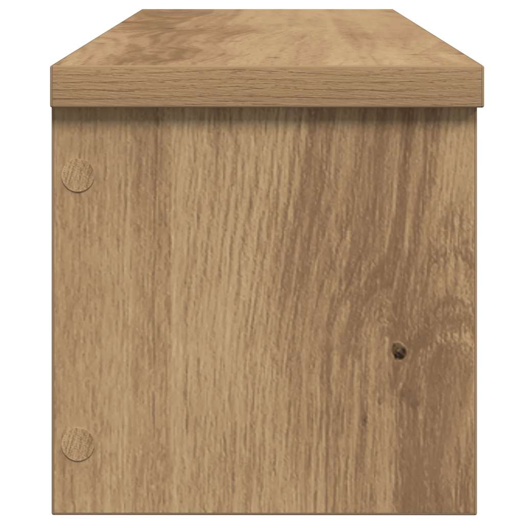 Keukenrekken stapelbaar 2 st 60x15x16 cm artisanaal eikenkleur is nu te koop bij PeponiXL, paradijselijk wonen!